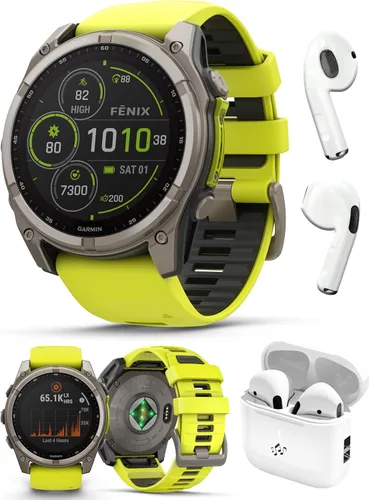 Miniatura 17 de PlayBetter Garmin Fenix 8 AMOLED Sapphire (43mm, Titanio DLC gris carbón) Reloj inteligente multideporte GPS con pantalla AMOLED de zafiro