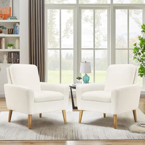 Miniatura 10 de Silla de Acento de Mediados de Siglo, Sillón Tapizado de Lino Verde para Sala de Estar o Dormitorio, Cómoda Silla de Sofá Moderna para Habitación