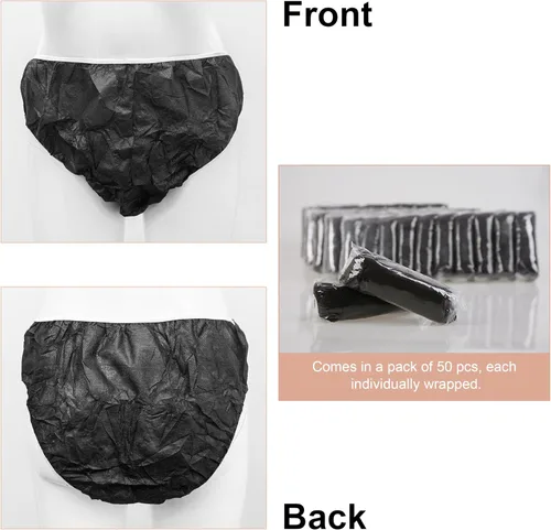 Miniatura 3 de Ropa interior desechable Ropa interior de uso único Salón de belleza SPA Hotel Viaje Conveniente 50 Unids Por Set Elitzia ET004