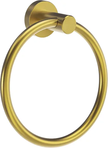 Miniatura 9 de RARXTR Toallero de níquel cepillado, soporte para toallas de mano para baño, cocina, base redondeada moderna, montaje en pared, acero inoxidable