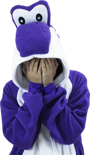 Miniatura 6 de Pijama unisex de Yoshi Kigurumi de Yoshi Kigurumi para adultos, para Halloween, Navidad, anime, verde, disfraz de Yoshi, disfraz para pareja