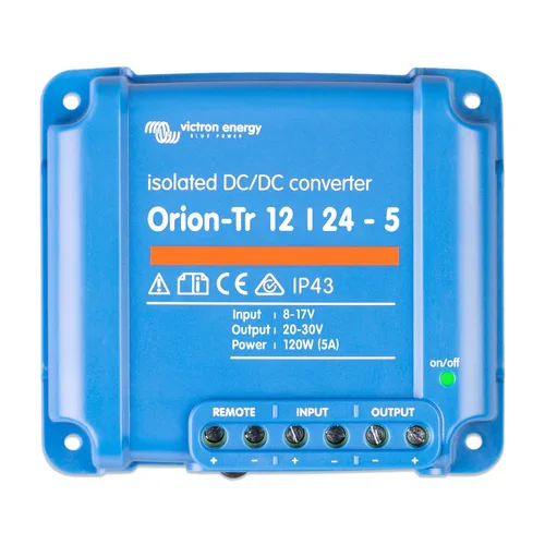 Miniatura 13 de Victron Energy Orion-Tr Convertidor de CC a CC - 12/12-Voltios 18 Amperios 220-Vatios - Protección IP43 - para Sistemas de Batería Dual - Aislado