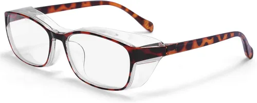 Miniatura 15 de Gafas de seguridad anti niebla para mujeres y hombres, TR90, lentes de bloqueo de luz azul, transparentes, antiarañazos, protección UV, marco