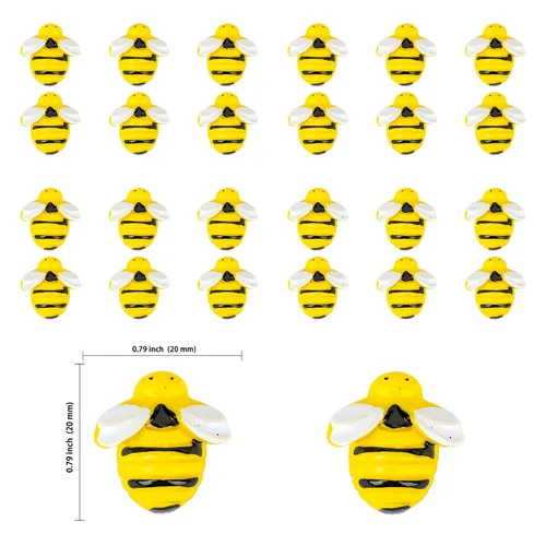 Miniatura 2 de Gyufise 25 piezas de decoración de cupcakes de abejorro Oh Babee Oh Babee para decoración de pasteles para temática de abejas, baby shower, niños