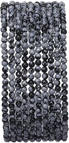 Miniatura 67 de BEADIA Cuentas redondas de piedra natural de jade de amazonita semipreciosas sueltas para hacer joyas 6MM 61PCS Amazonita Jade