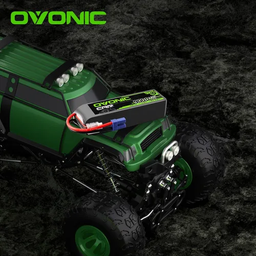 Miniatura 5 de OVONIC 4S LiPo Batería 14.8V 9000mAh 120C con enchufe EC5 para RC Car RC Truck Avión Helicóptero Barco Carreras RC Hobby (2 paquetes)