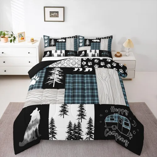 Miniatura 10 de Erosebridal Juego de ropa de cama con diseño de mariposas de dibujos animados, decoración de habitación de niñas, animales salvajes, mariposas rosas