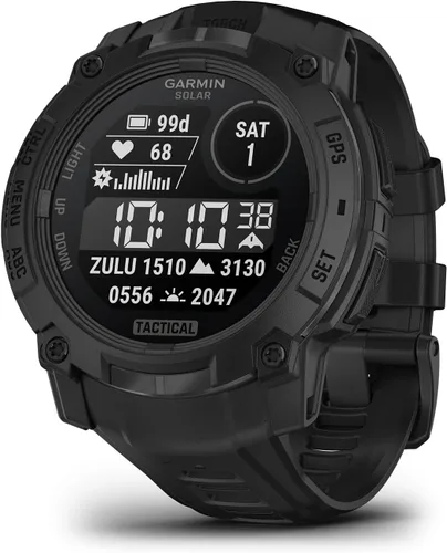 Miniatura 10 de Garmin Instinct® 3 – 45 mm, pantalla AMOLED, reloj inteligente GPS resistente para exteriores, linterna incorporada, colección Supernova Edición