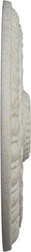 Miniatura 55 de Ekena Millwork CM11LI Medallón de techo Linus, 11 1/4"OD x 1 1/8"P 11 1/4", imprimado en fábrica Primed