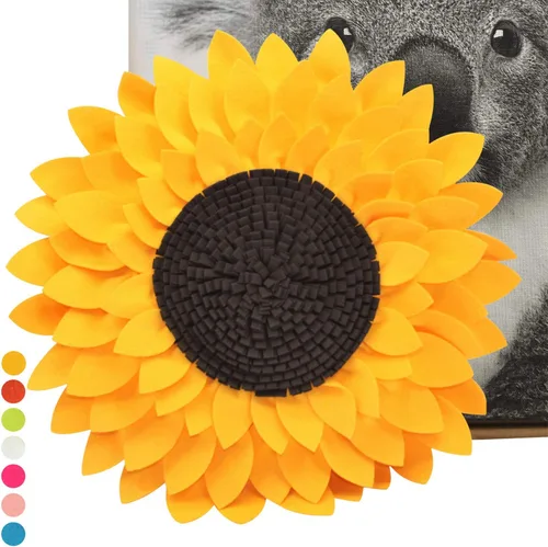 Miniatura 24 de Almohada de flores – Almohadas decorativas de girasol – Almohada redonda de margaritas de flores 3D – Almohada redonda de acento de girasol – Soleado