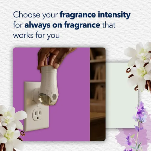 Miniatura 6 de Glade PlugIns - Recambios de ambientador, aceites esenciales y perfumados para el hogar y el baño, lavanda y vainilla, 1.34 onzas líquidas, 2