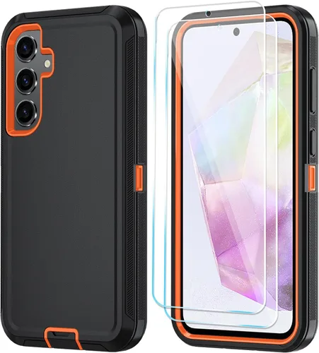 Miniatura 23 de ONOLA Funda compatible con Samsung Galaxy S24 Ultra con protector de pantalla HD, resistente a los golpes y a las caídas, funda de 3 capas