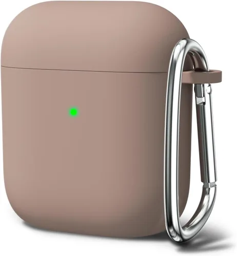 Miniatura 19 de Oakxco Funda de silicona para Airpods 3, bonita funda rígida femenina para Airpods de 3ª generación con llavero, gel de goma colorido suave de TPU