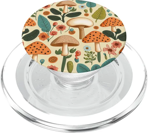 Cottagecore - PopSockets con diseño de hongos, hippie, estilo hippie, 60 y 70
