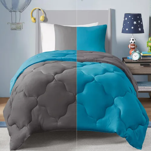 Miniatura 34 de Comfort Spaces Vixie Juego de Edredón Reversible - Cubierta Acolchada Geométrica Casual de Moda, Ropa de Cama Acogedora Alternativa de Plumón