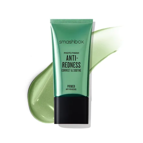 Smashbox Foto Finish Anti-Enrojecimiento Correct Imprimación | La imprimación correctora de color neutraliza al instante el enrojecimiento y alivia