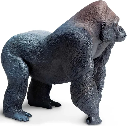 Miniatura 5 de Safari Ltd. Silverback - Figura realista de gorila de 6.25 pulgadas, juguete educativo para niños, niñas y niños a partir de 1 año