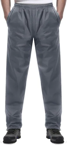 iCreek Pantalones de lluvia para hombre, impermeables, resistentes al viento, ligeros, para senderismo, trabajo, lluvia, al aire libre, para golf,