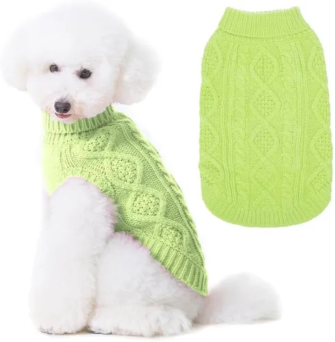 Miniatura 16 de BINGPET Suéter de Punto Térmico para Perros Pequeños, Medianos y Grandes, Abrigo de Invierno para Perros y Gatos, Conjuntos de Sudaderas Cálidas