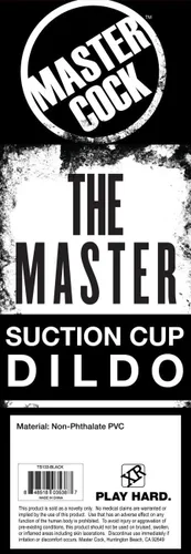 Miniatura 7 de The Master - Consolador con ventosa, color negro