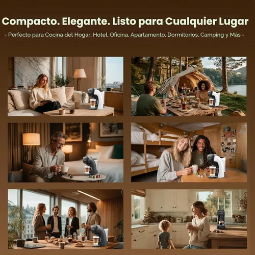 Miniatura 8 de Warriors1 - Cafetera de una sola porción para Keurig K Cup, máquina de café espresso para Nespresso Original, cápsulas Dolce Gusto, café molido