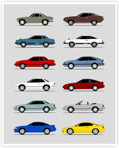 Miniatura 10 de Idea Network Póster hecho a mano compatible con Nissan Silvia (240SX), arte de pared impreso hecho a mano, decoración del 180SX, 200SX, 240SX