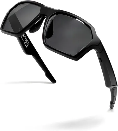 Miniatura 2 de Gafas de sol inteligentes con audio Bluetooth con altavoces, protección UV400, lentes de bloqueo de luz azul para hombres y mujeres Qy-pro5