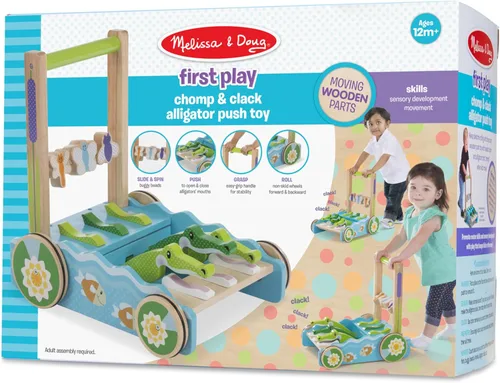Miniatura 6 de Melissa & Doug - Juguete con patrón de bloques y tablas, juguete clásico, Azul claro