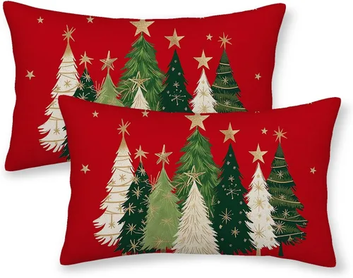 Miniatura 32 de AEIOAE - Juego de 2 fundas cuadradas de almohadones de lino para otoño con calabaza en tono naranja quemado y blanco, para decoración al aire libre