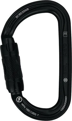 Miniatura 4 de Petzl Am'D Asymmetrical Aluminum Carabiner - D-Shape Connector (27 kN)