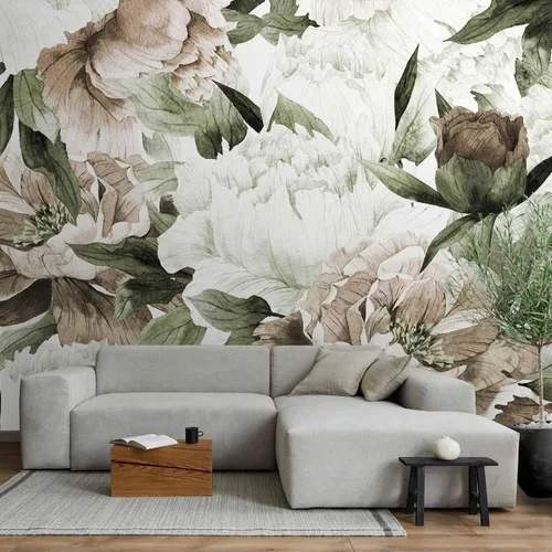 Miniatura 2 de artgeist Mural de pared con flores de 98 x 69 pulgadas, XXL, no tejidas, forro polar, decoración de pared, impresión de fotos, imagen, diseño de #01