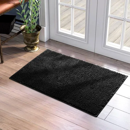 Miniatura 15 de HOMEIDEAS Tapetes para puerta de interior, 17 x 29 pulgadas, súper absorbentes, antideslizantes, para entrada, parte delantera y trasera, tapete