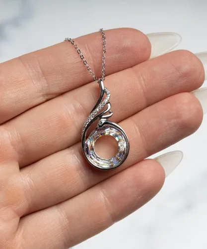 Miniatura 2 de I Wish to be The one who Makes Your Life as Beautiful as You Have Made Mine Rising Phoenix Necklace, Wife Jewelry, Epic for Wife