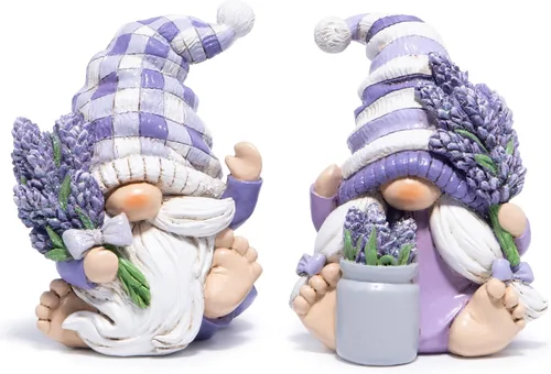 Miniatura 11 de Hodao Decoraciones de gnomos de jardín de primavera, gnomos de abeja de miel, decoración del Día Mundial de las Abejas, Regalos - Figura de enano
