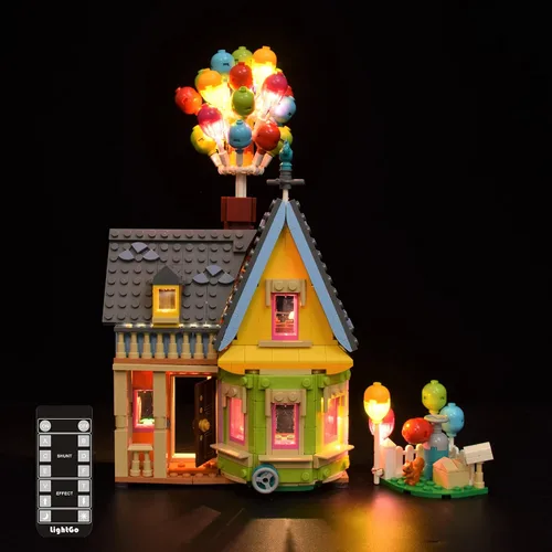 LightGo Kit de iluminación LED diseñado para Lego 43217 'Up' House Building Set, no incluye modelo (versión remota)