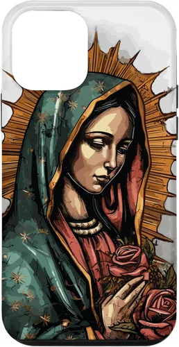 Miniatura 16 de Funda para iPhone 12 Pro Max Virgen De Guadalupe Católica Virgen De Guadalupe