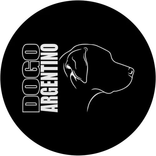 Miniatura 3 de Funny proud Dogo Argentino profile dog mom dog PopSockets Standard PopGrip