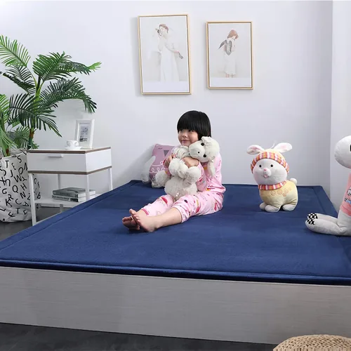 Miniatura 4 de Tapete suave de tatami, tapete antideslizante de espuma viscoelástica, tapete de juego grande para niños, tapete antideslizante para la sala