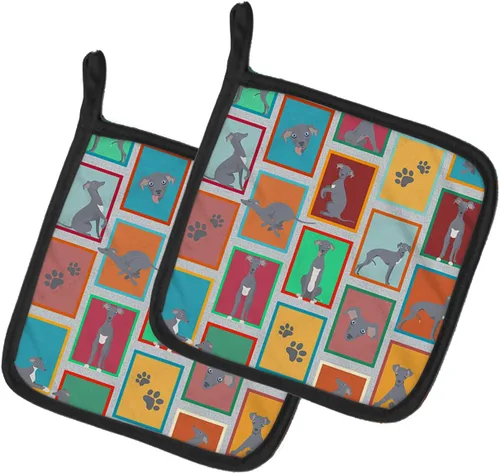 Miniatura 80 de Caroline's Treasures MLM1149PTHD - Juego de soportes para ollas de cocina resistentes al calor, almohadillas calientes para horno para cocinar