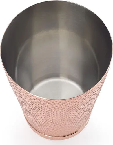 Miniatura 3 de Barfly Agitador de celosía de diamante de 18 oz, chapado en cobre