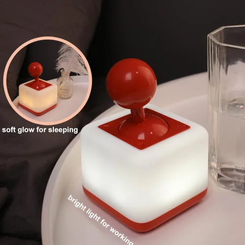 Miniatura 3 de Luz nocturna para cuarto de bebé, lámpara nocturna con interruptor de palanca para dormitorio, lámparas recargables por USB, 2 modos de luz, juguete
