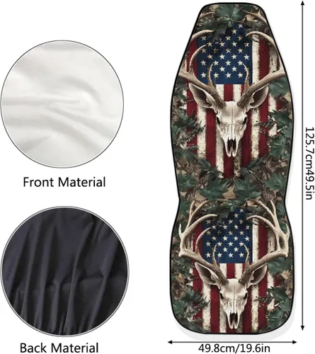 Miniatura 5 de ELEQIN - Fundas de asiento protectoras para automóvil, diseño tribal navajo, azteca, africano, para la mayoría de autos, sedán, SUV, camioneta