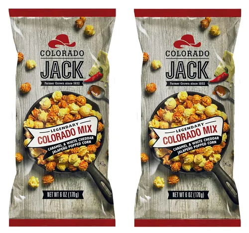 Miniatura 4 de Colorado Jack Palomitas de maíz con sabor gourmet – Maíz Colorado Jack Popped en sabores legendarios (paquete variado de 3