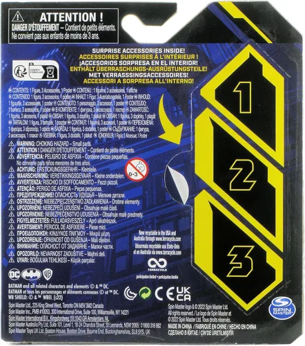 Miniatura 2 de DC Comics Spin Master - Figura de acción de Batman 2023 Nightwing de 4 pulgadas