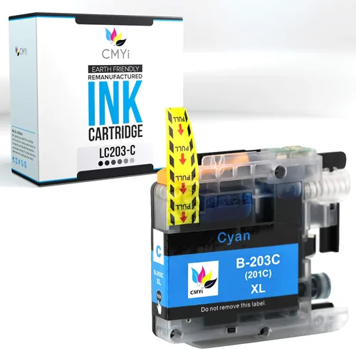 Miniatura 9 de LC203 - Cartucho de tinta de repuesto negro para Brother DCP-J4120DW, MFC-J4320DW, J4420DW, J460DW, J4620DW, J4625DW, J480DW, J485DW, J5320DW