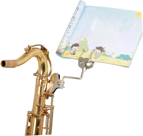 Miniatura 9 de Carpeta de partituras de música de marchas de música Clip de papel de música Clip de partitura de música Soporte de partitura de música Clip de nota