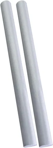 Barra de torno redonda de aluminio 6061 para herramientas de manualidades, diámetro de 0.354 in a 1.181 in, longitud de 23.622 in, 2 piezas,
