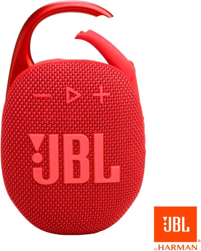 Miniatura 7 de JBL Clip 5 - Altavoz Bluetooth ultraportátil, impermeable y a prueba de polvo, gran sonido JBL Pro con graves impactantes, mosquetón integrado, Rojo