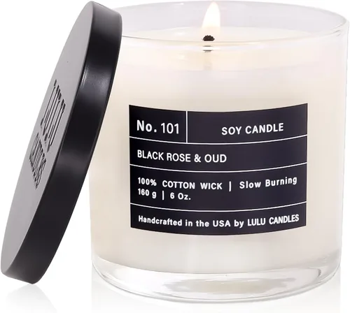 Miniatura 42 de Lulu Candles Sweet Pea, Jasmine & Apple Vela perfumada en tarro de soja de lujo Vertida a mano en los Estados Unidos Altamente perfumada