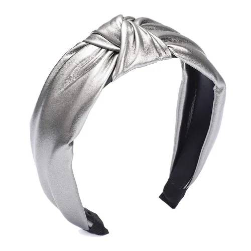 Miniatura 8 de Etercycle Diadema para mujeres, diadema ancha anudada, banda elástica para el cabello de yoga, accesorios de moda para el cabello para mujeres